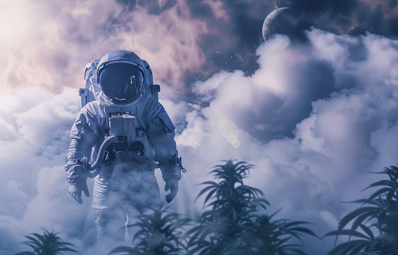 CBG Pflanzen mit einem Astronauten