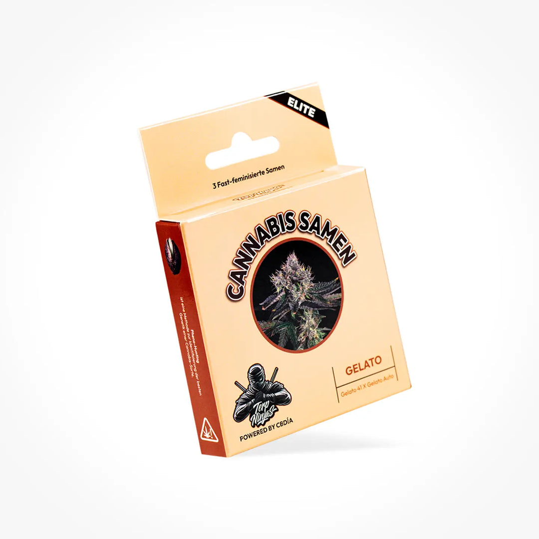 Eine Samen Verpackung der Sorte Gelato