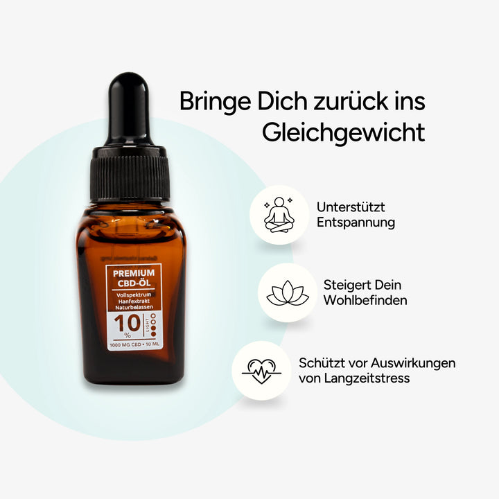 Aceite de CBD 10% espectro completo