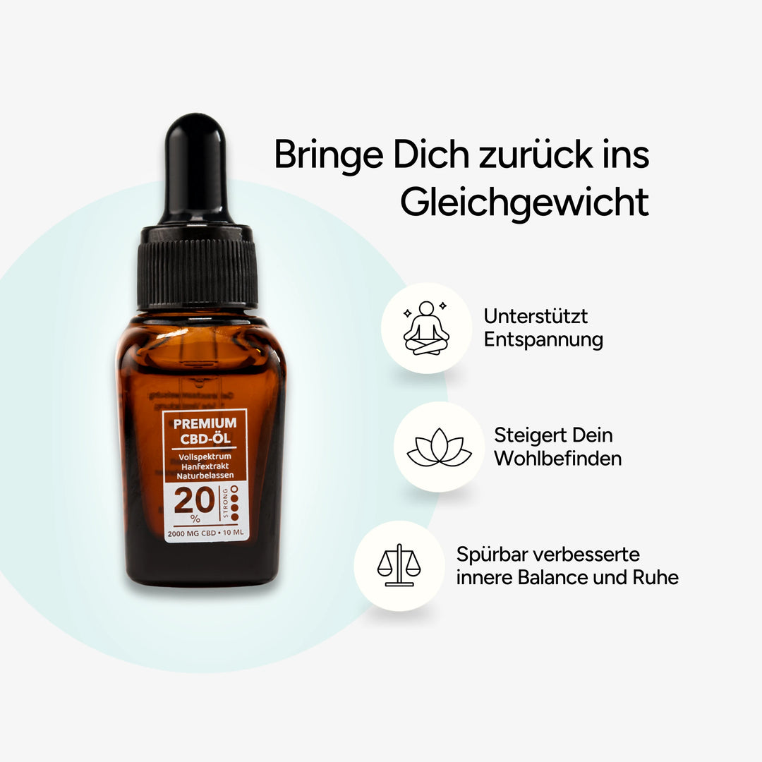 Aceite de CBD 20% espectro completo