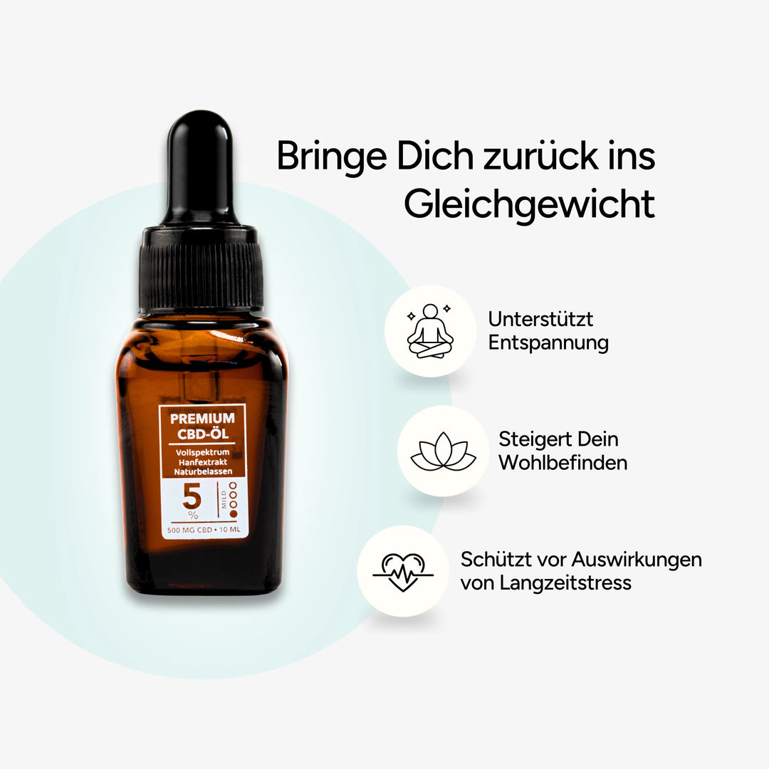 Aceite de CBD 5% espectro completo